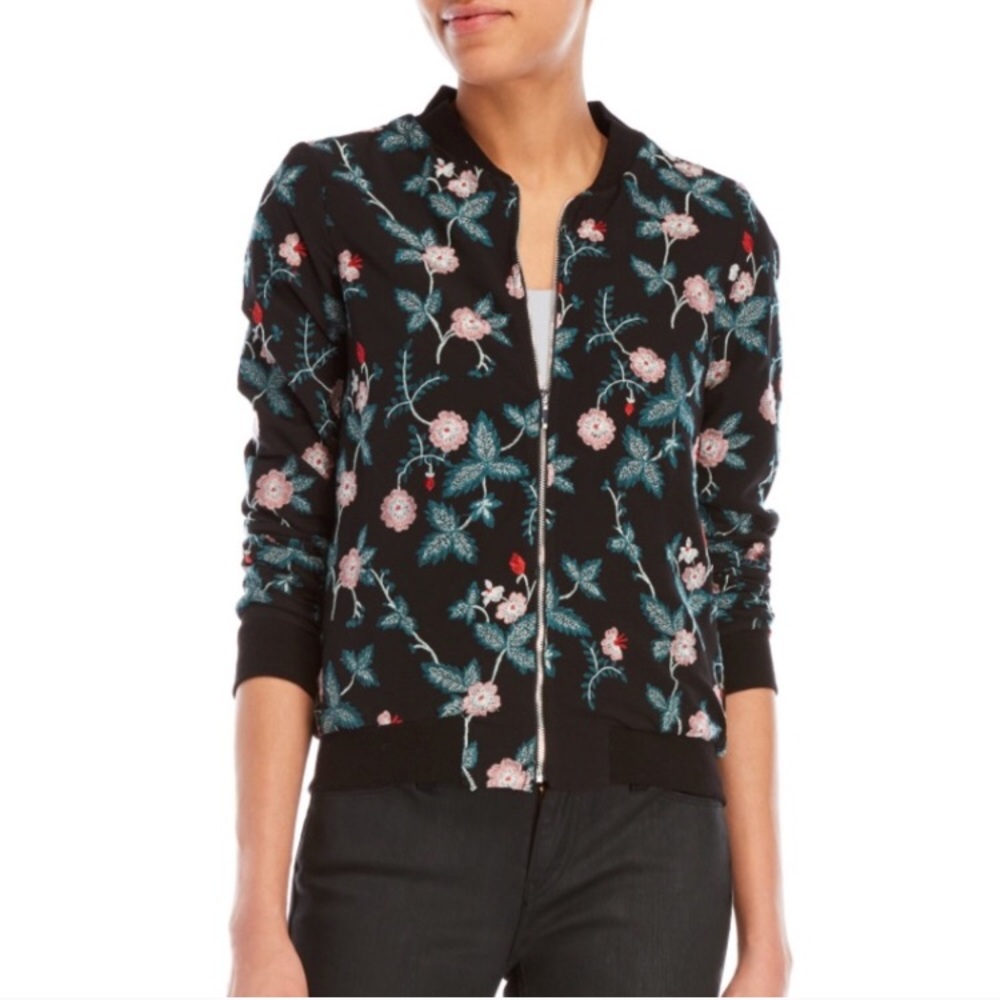 Super Cute Embroidered Bomber Jacket